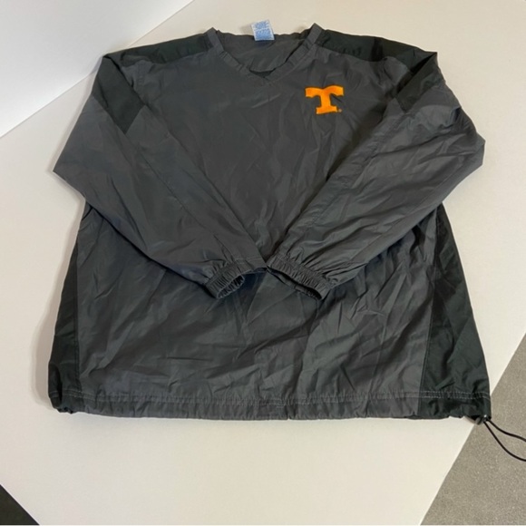 NCAA Tennessee Vols Black/Grey Windbreaker Jacket Mens Small - Picture 8 of 9